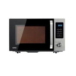 Sona Microwave 34L Silver 1000W, Model EM34LSSH – Large Capacity Microwave Oven with Powerful 1000W Performance, Multiple Cooking Functions, Energy Efficient Design, and Sleek Modern Silver Finish