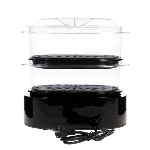 قدر بخار براون Identity Collection FS 5100 باللون الأسود، مؤقت سهل الاستخدام، 3 طبقات للطهي بالبخار، تصميم عملي لتحضير طعام صحي وشهي مع الحفاظ على العناصر الغذائية - Image 2