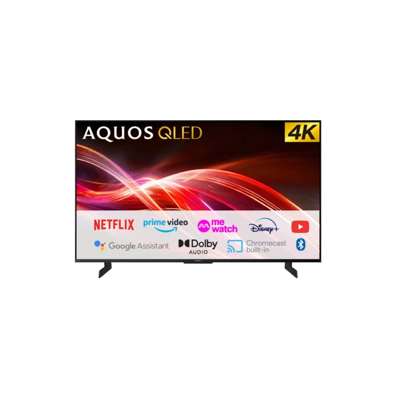 Sharp 98 Inch Google TV QLED 4K Ultra HD Smart TV 4T-C98HN7000X 144Hz Quantum Dot Dolby Vision Dolby Atmos Gaming TV with Google Assistant Hands Free Voice Control Home Cinema Display - SHARP