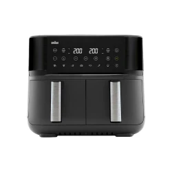 Braun TwinCook 3 Air Fryer Black 8L Capacity RealAir Technology for Healthy Cooking