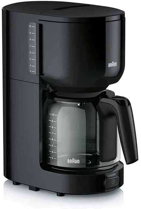 ماكينة قهوة براون PurEase KF3120 بالتنقيط لون أسود، سعة 10 أكواب، تصميم عملي وسهل الاستخدام، تحضير قهوة طازجة بنكهة غنية مع نظام تنقيط دقيق وإيقاف تلقائي، مثالية للاستخدام اليومي في المنزل أو المكتب