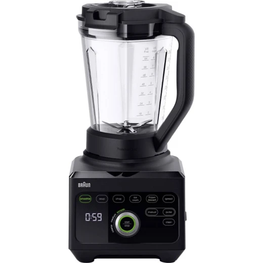 خلاط براون JB9040BK بقوة 1600 واط لون أسود، أداء قوي لتحضير العصائر والسموذي والطعام، مع وظيفة محضرة طعام للمطبخ، تصميم متين وسرعات متعددة لخلط سريع ونتائج ناعمة مثالية للاستخدام اليومي خلاط براون JB9040BK بقوة 1600 واط لون أسود، أداء قوي لتحضير العصائر والسموذي والطعام، مع وظيفة محضرة طعام للمطبخ، تصميم متين وسرعات متعددة لخلط سريع ونتائج ناعمة مثالية للاستخدام اليومي