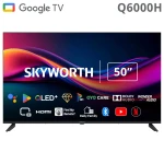 Skyworth 50 Inch Smart 4K QLED TV 50Q6000H, Quantum Dot technology, Ultra HD display with vivid colors and sharp detail, smart TV features for streaming apps, sleek design and cinematic home viewing experience