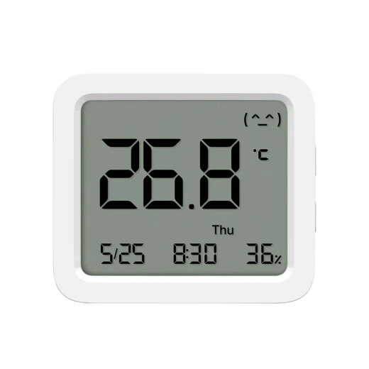 مقياس الحرارة والرطوبة شاومي 3 BHR9041GL شاشة LCD كبيرة و مستشعر دقيق بلوتوث عمر بطارية طويل جهاز ذكي لمراقبة المناخ المنزلي مقياس الحرارة والرطوبة شاومي 3 BHR9041GL شاشة LCD كبيرة و مستشعر دقيق بلوتوث عمر بطارية طويل جهاز ذكي لمراقبة المناخ المنزلي