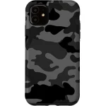Army iPhone 11 Case Military Grey Camo Protective Cover, durable shock and scratch resistant design, stylish military look, comfortable grip, full protection case for everyday phone use and safety - Lolo shop accessories