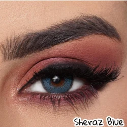 BETO Lenses Korean Brand Eyerly Sheraz Blue Contact Lenses, stylish natural looking blue shade with comfortable daily wear design, high quality lenses for clear vision, elegant eye enhancement with modern attractive color
