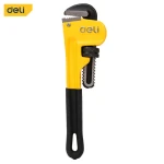 مفتاح أنابيب ديلي EDL2514 مقاس 14 بوصة من سبائك الصلب Cr Mo لون أصفر لأعمال السباكة والبناء - ديلي