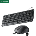 مجموعة لوحة مفاتيح وفأرة لاسلكية UGREEN MK331 – أسود | تصميم مريح للاستخدام المكتبي والمنزلي بجودة عالية وأداء سلس - يوجرين