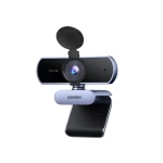 كاميرا ويب Ugreen CM717 بدقة 720p HD مع تركيز تلقائي، ميكروفون مدمج، اتصال USB 2.0، 30 إطارًا في الثانية، متوافقة مع أنظمة التشغيل Windows و Mac و Linux، لون أسود - يوجرين