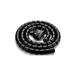 UGREEN Spiral Cable Protection Tube & Organizer – 25mm Black, Flexible Cable Management Sleeve (1.5m / 3m / 5m) for Wires, Cables and Home or Office Organization - Ugreen