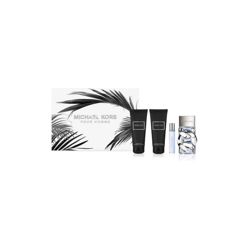 Michael Kors Pour Homme Eau de Parfum Gift Set – EDP 100ml + EDP 10ml + Shower Gel 100ml + Body Lotion 100ml - Michael Kors