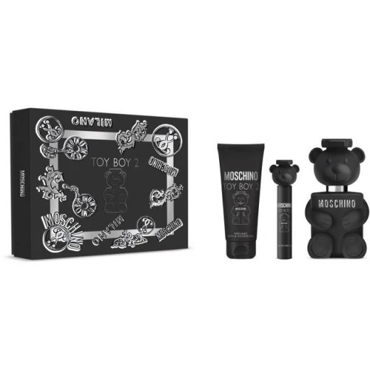 Moschino Eau de Parfum 100ml Gift Set – EDP 100ml + Body Shower Gel 100ml + Travel Spray 10ml Luxury Fragrance Set