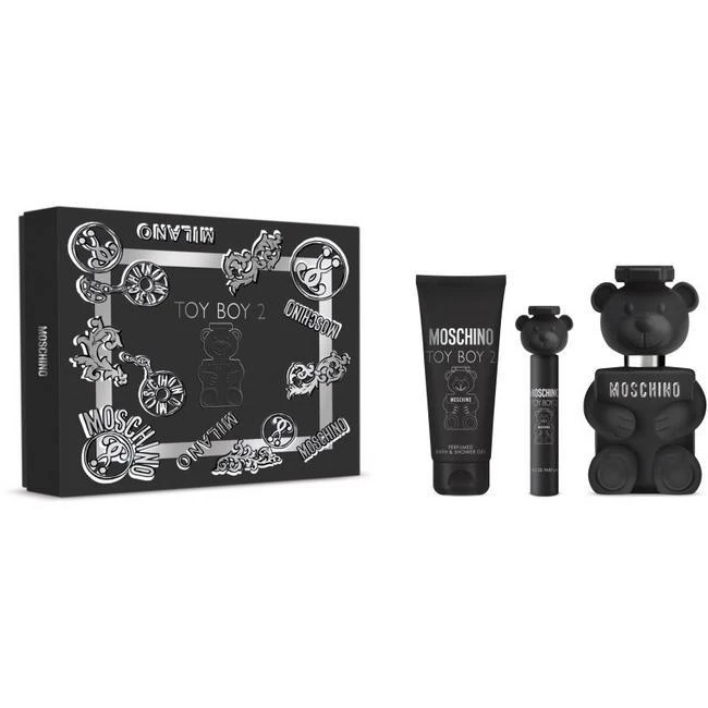 Moschino Eau de Parfum 100ml Gift Set – EDP 100ml + Body Shower Gel 100ml + Travel Spray 10ml Luxury Fragrance Set - Moschino