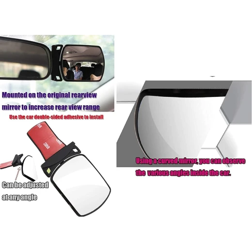 SARTE 3R-2129 Car Rear View Mirror Glass Convex Wide Angle for All Cars 1 Piece - Car stars - Image 6