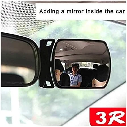 SARTE 3R-2129 Car Rear View Mirror Glass Convex Wide Angle for All Cars 1 Piece - Car stars - Image 8