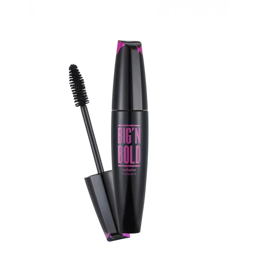 Flormar 001 Big Bold Lengthening Mascara Waterproof Black 15ml, Volume and Definition Flormar 001 Big Bold Lengthening Mascara Waterproof Black 15ml, Volume and Definition