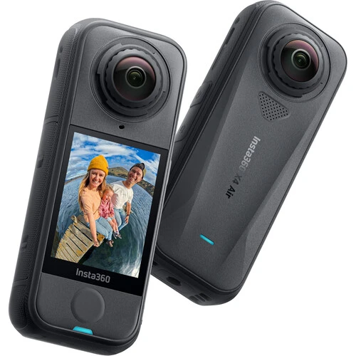 كاميرا Insta360 X4 Air 360 درجة حزمة قياسية سوداء فيديو 8K و 5.7K فيديو 360 درجة مقاومة للماء حتى 10 أمتار مثالية للسفر والرياضات كاميرا Insta360 X4 Air 360 درجة حزمة قياسية سوداء فيديو 8K و 5.7K فيديو 360 درجة مقاومة للماء حتى 10 أمتار مثالية للسفر والرياضات