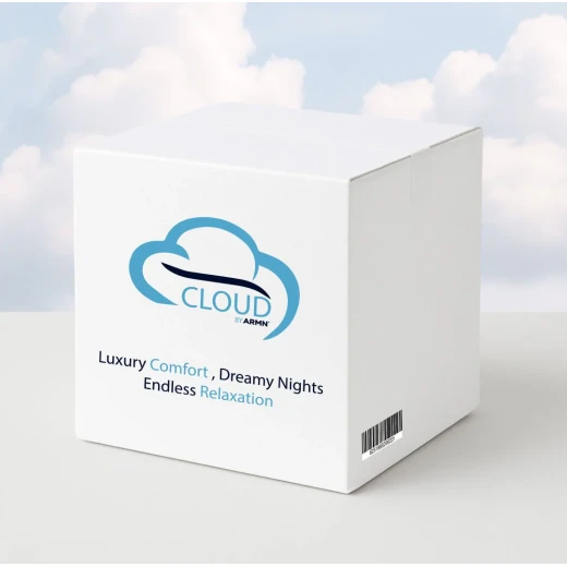 طقم لحاف من ارمني مجموعة Cloud – مقاس 220×260 سم، قماش مايكروفايبر 80 غرام/م² بلون أبيض، حشوة هولوفايبر 250 غرام/م²، تصميم مبطن مطرز يمنع تحرك الحشوة مع أطراف مدعّمة لراحة وثبات أعلى - ارمن - Image 6
