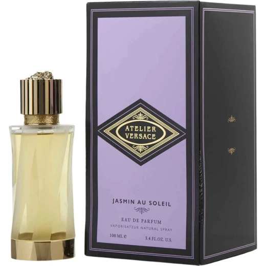 عطر فيرساتشي ياسمين أو سوليه للنساء، بخاخ أو دو بارفان، عطر زهري فاكهي، 3.4 أونصة 100مل