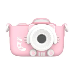 myFirst Camera 3 Kids Digital Camera Pink 16MP Dual Lens 2.4 Inch Screen 1080P Video Recording Anti Shake for Girls and Boys Portable Lightweight Easy to Use Gift