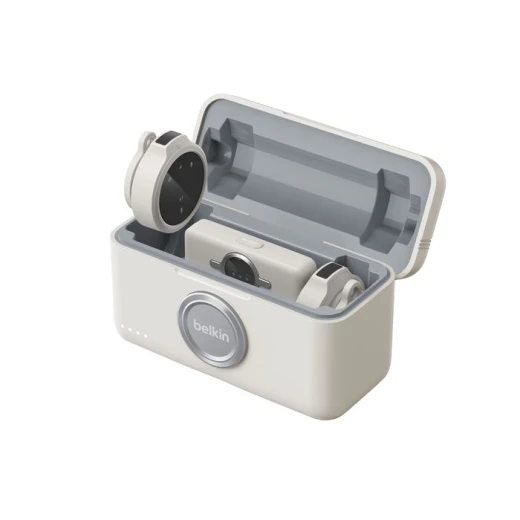 ميكروفون Belkin Stage اللاسلكي القابل للارتداء مزدوج لأجهزة iPhone و Android بطارية 36 ساعة - بيلكين - Image 3