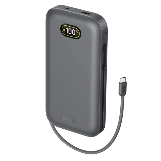 شاحن Belkin UltraCharge Pro المحمول، 27000 مللي أمبير، شحن سريع 240 واط، أسود شاحن Belkin UltraCharge Pro المحمول، 27000 مللي أمبير، شحن سريع 240 واط، أسود