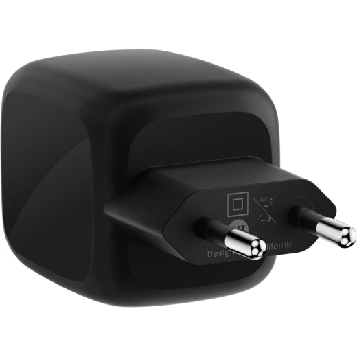 شاحن حائط بيلكن 67 واط مزدوج USB-C PD مع PPS، أسود، شحن سريع - Image 3