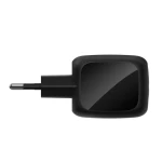 شاحن حائط بلكين مزدوج USB-C PD 50 واط مع PPS، أسود، شحن سريع لأجهزة iPhone و Samsung والمزيد - بيلكين