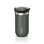 واكاكو أوكتاروما كوب حراري معزول بتقنية الفراغ 300 مل – WC-OCTAROMA-GREY، كوب سفر من الستانلس ستيل بجدار مزدوج، عزل حراري للمشروبات الساخنة والباردة، غطاء محكم مانع للتسريب، تصميم متين وخفيف ومناسب للاستخدام اليومي للقهوة والشاي - واكاكو