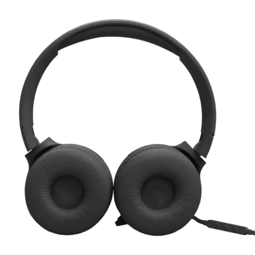 سماعات أذن JBL Tune 520C سلكية بمنفذ USB-C تصميم فوق الأذن مشغلات 40 ملم ملاءمة مريحة اللون الأسود مثالية للموسيقى والمكالمات - Image 3