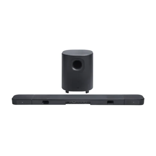 نظام مكبرات الصوت JBL Bar 1000MK2 الغامر مع مكبرات صوت محيطية قابلة للفصل وتقنية MultiBeam، صوت 7.1.4 قناة، لون أسود، مثالي لأجهزة التلفزيون الكبيرة - جي بي ال - Image 9