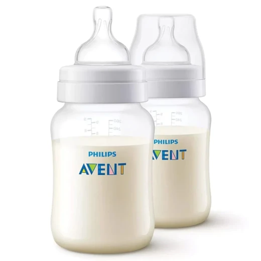 Philips Avent Classic Anti Colic Baby Bottle Plastic 260ml Set of 2 Philips Avent Classic Anti Colic Baby Bottle Plastic 260ml Set of 2