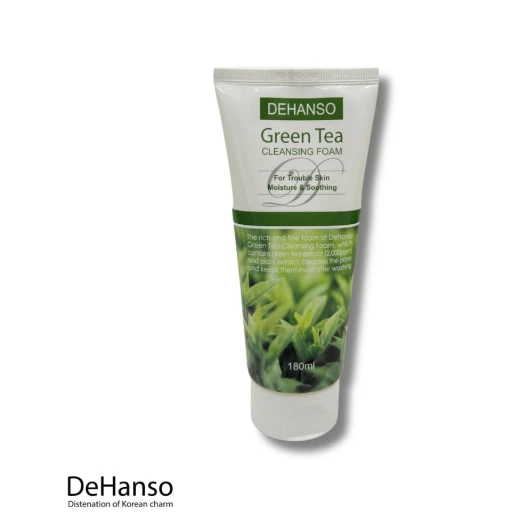 Green Tea Face Wash Foam 180ml KLD DeHanso, Cleansing & Refreshing Green Tea Face Wash Foam 180ml KLD DeHanso, Cleansing & Refreshing