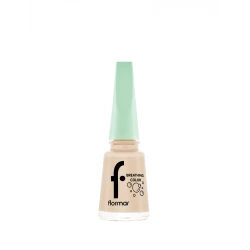 Flormar Breathing Colors Nail Polish 004 Icy Pink, Quick Drying, 11ml