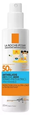 بخاخ لاروش بوزيه أنثيليوس ديرمو-بيدياتريك للأطفال بعامل حماية 50+، غير معطر، 200 مل بخاخ لاروش بوزيه أنثيليوس ديرمو-بيدياتريك للأطفال بعامل حماية 50+، غير معطر، 200 مل