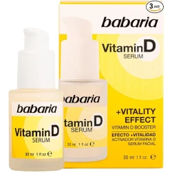 Babaria Vitamin D Facial Serum, Anti Wrinkle, Radiant Skin, 30ml