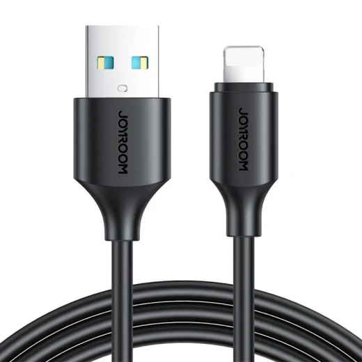 كيبل شحن ونقل بيانات Joyroom S-UL012A9 USB-A إلى Lightning سريع الشحن 0.25 متر أسود كيبل شحن ونقل بيانات Joyroom S-UL012A9 USB-A إلى Lightning سريع الشحن 0.25 متر أسود