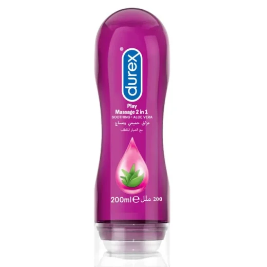 Durex Play 2 in 1 Massage Gel for Intimate Moments 200ml Bottle Provides Gentle & Relaxing Massage Experience Suitable for All Skin Types and Enhances Sensual Pleasure Durex Play 2 in 1 Massage Gel for Intimate Moments 200ml Bottle Provides Gentle & Relaxing Massage Experience Suitable for All Skin Types and Enhances Sensual Pleasure