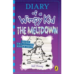 Diary of a Wimpy Kid Book 13: The Meltdown by Jeff Kinney Paperback Edition for Kids Ages 8-12. Hilarious School Stories and Funny Adventures. Great Gift for Children.
