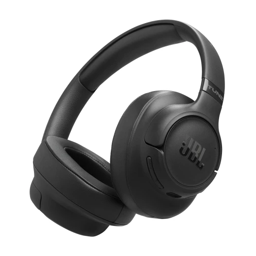 سماعات JBL Tune 780NC فوق الأذن لاسلكية مع تقنية إلغاء الضوضاء التكيفي، صوت جهير قوي، اتصال بلوتوث، بطارية تدوم طويلاً، تصميم مريح للاستخدام طوال اليوم – لون أسود