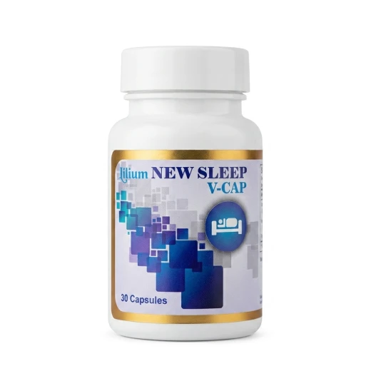Lilium New Sleep V 30 Capsules Enhanced Sleep Quality Formula Featuring Melatonin, Valerian Root, and Chamomile for Restful Nights and Reduced Sleep Disturbances Lilium New Sleep V 30 Capsules Enhanced Sleep Quality Formula Featuring Melatonin, Valerian Root, and Chamomile for Restful Nights and Reduced Sleep Disturbances