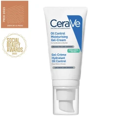 CeraVe Oil Control Moisturizing Gel Cream 52ml, Hydrating Face Moisturizer for Oily Skin