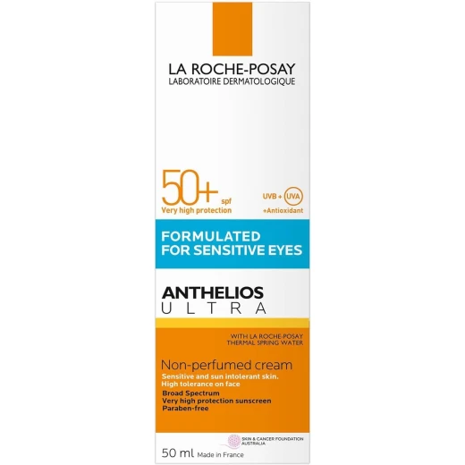كريم واقي الشمس La Roche-Posay Anthelios Ultra للعيون الحساسة بعامل حماية 50+، خالٍ من العطور، 50 مل - Image 4