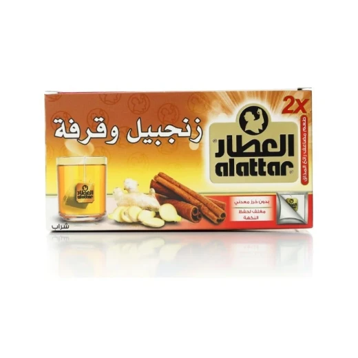 شاي الأعشاب بالزنجبيل والقرفة من العطار 30 جرام، نكهة لذيذة، نباتي - العطار - Image 3