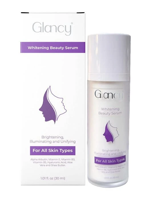Glancy Whitening Beauty Serum 30g for Brighter Skin and Even Tone - Glancy