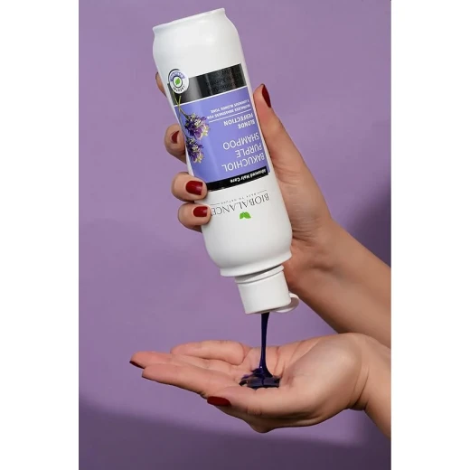 Bio Balance Bakuchiol Purple Shampoo: 330ml Formula for Color Treated Hair, Gentle Cleansing and Enhanced Vibrancy - Bio Balance - Image 2