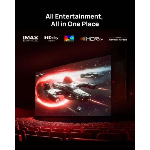 بروجكتور إكس جيمي Horizon 20 Max بدقة 4K UHD ليزر RGB ثلاثي وسطوع 5700 ISO Lumens مع Dolby Vision وHDR10+ وIMAX Enhanced ونظام Google TV ودعم WiFi 6 وBluetooth 5.2 وسعة تخزين 128 جيجابايت وتجربة سينما منزلية حتى 300 بوصة - إكس جيمي - Image 4