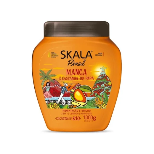 Skala Brasil Mango and Brazil Nut Nourishing Hair Treatment Cream for Dry and Stressed Hair 1kg Skala Brasil Mango and Brazil Nut Nourishing Hair Treatment Cream for Dry and Stressed Hair 1kg