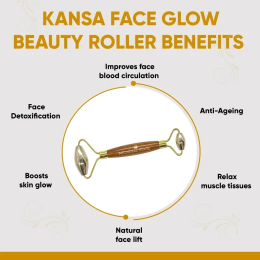 Kenze DermaJad Professional Facial Massage Tool for Skin Rejuvenation and Relaxation