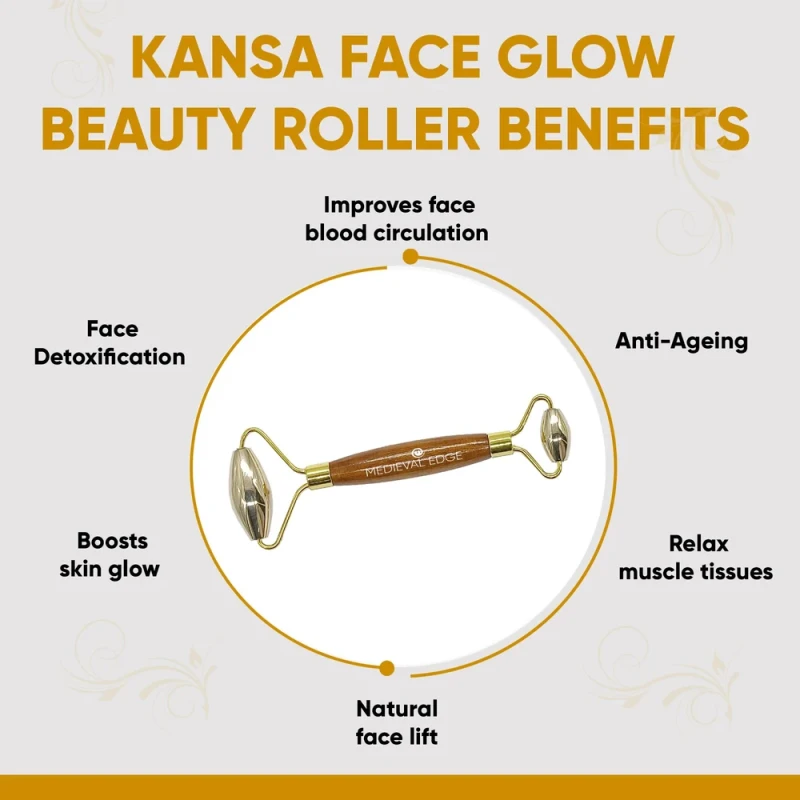 Kenze DermaJad Professional Facial Massage Tool for Skin Rejuvenation and Relaxation - Kenze